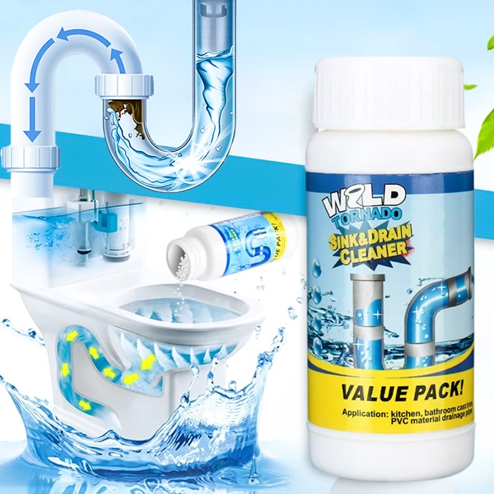 Powerful Sink Drain Cleaner Portable Powder Cleaning Tool Super Clog Remover